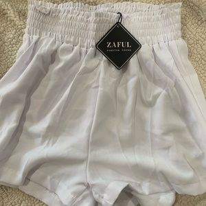 Zaful white shorts